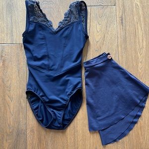 Danse De Paris leotard and matching skirt size 4/Child M